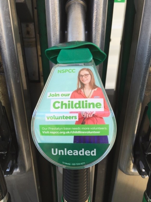 Childline Prestatyn Media Cares Club AdNozzle campaign